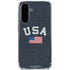 USA with American Flag Galaxy A36 5G Clear Case